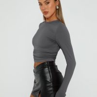 AUTOMET 3 Pack Womens Long Sleeve T Shirts Fall Fashion Basic Going Out Crop Tops Slim Fitted Winter Clothes 2025 - Image 3