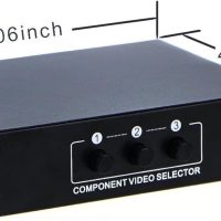 Linkstyle 3 in 1 Out Component AV Video Switch Box 1080P, 3 Way Composite 3 RCA AV Splitter RGB Selector Video Audio Switch Converter, for Xbox 360 Wii PS3 PS1 PS1 SNES DVD/VCD/STB/TV/HDTV - Image 6