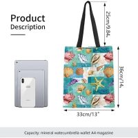 Aesthetic Tote Bag for Women Reusable Fashion Tote Cloth Shoulder Bag for Shopping Vacation Work - Image 2