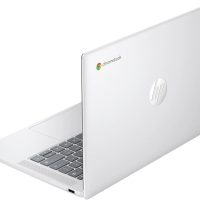 HP 14a Chromebook in Sparkly White 14in HD Intel Quad Core up to 3.7Ghz 4GB DDR5 128GB Storage WiFi Webcam 4K Grahics Chrome OS (14a-nf – Renewed) - Image 2