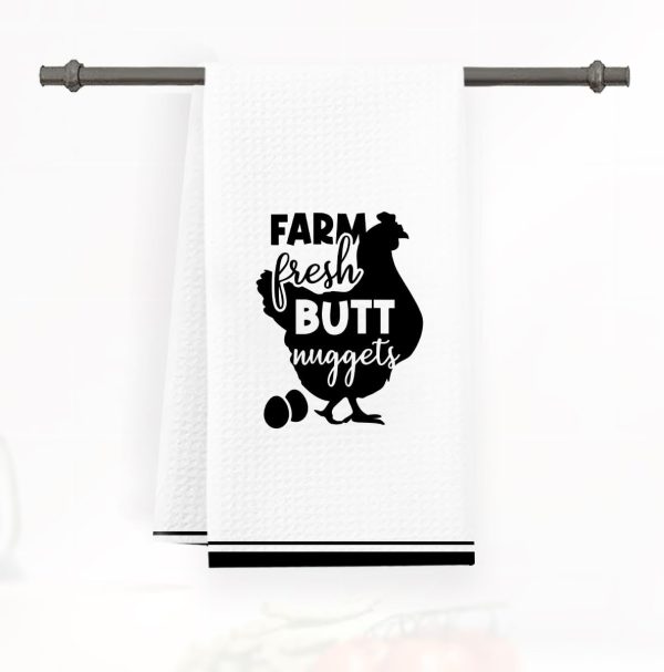 Funny Chicken Kitchen Towels, Reusable Quick Dry Dish Cloth, Absorbent Soft Hand Tea Towels, Decor for Bathroom Kitchen Home Supplies-5