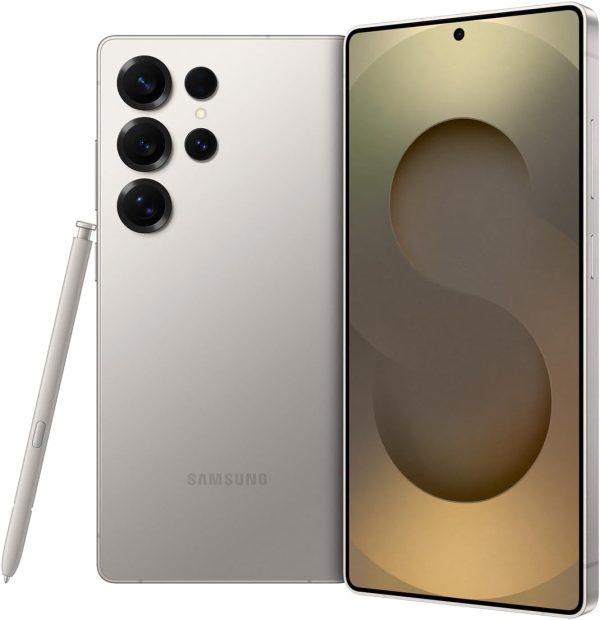 SAMSUNG Galaxy ​S25 Ultra 5G 2025 (International Version) | GSM Unlocked (T-Mobile) | ​1TB ​Storage​ + 12GB RAM SM-S938B ​Qualcomm Snapdragon 8 Elite Android 15 Smartphone (Titanium Grey)