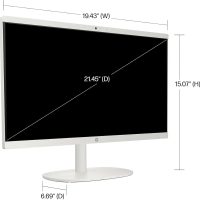 HP 21.5" FHD All-in-One Desktop Computer, 32GB RAM 1.5TB Storage (1TB SSD+512GB Docking Station Set), Dual-Core Intel Celeron, Windows 11 Pro with Microsoft Office Home & Business Included, Snow White - Image 5