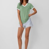 AUTOMET Womens Short Sleeve T-Shirts Summer Tops Casual Soft Tunic V Neck Basic Workout Clothes Spring Fashion Outfits 2025 - Image 5