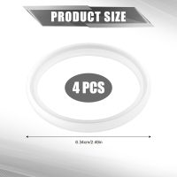 4pcs Gasket Replacement for Stanley Classic 24oz Food Jar, Silicone Cap Sealing Ring Gaskets Seal Parts Rubber Leak-Proof Bottle Lid O Ring for Thermos Compatible with Stanley Classic 24oz BPA Free - Image 2