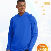 MAGCOMSEN Men's Hooded UPF 50+ Sun Protection T Shirts Long Sleeve Athletic Fishing Shirts Rash Guards - Image 3