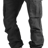 THWEI Mens Cargo Pants Casual Joggers Athletic Pants Cotton Loose Straight Sweatpants - Image 3