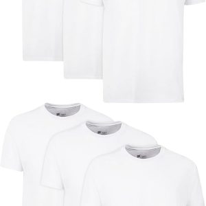 Hanes T-Shirt Pack, Stay-Tucked Cool & Breathable Cotton Tees, Best Undershirts for Men