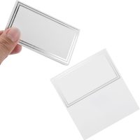 16Pcs Reserved Table Signs, Place Cards with Double Silver Border for Table at Restaurant,Wedding Reception,Business Meeting,Christmas Party - Image 4