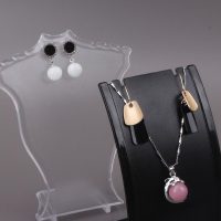 Pendant Model Acrylic Creative Mini Earring Showcase Household Storage Rack Photography Props (Black-B) - Image 4
