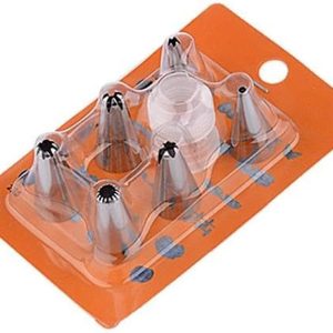 Stainless steel Piping Tips 6Pcs Set,Pastry Cake Decorating Tips