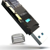 USB3.0 Micro SD Card Reader, 5Gbps 2-in-1 SD Card Reader to USB Adapter, Wansurs Memory Card Reader for SDXC, SDHC, MMC, RS-MMC, Micro SDXC, Micro SD, Micro SDHC and UHS-I Cards (1Pack Black) - Image 8