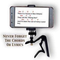Smartphone Guitar Capo | Android and iPhone Compatible Dock Headstock Neck Clamp | Cell Phone Holder Aid Musicians | Electric or Acoustic Guitars - Image 6