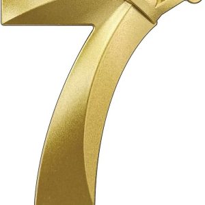 3.15 Inch Gold 7 Birthday Candles for Seventh Birthday Cake Toppers Wedding Anniversary Bday Decorations (Gold, No. 7)