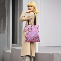 Aesthetic Tote Bag for Women Reusable Fashion Tote Cloth Shoulder Bag for Shopping Vacation Work - Image 6