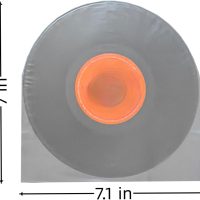 25 PCS 7 inch Vinyl Record Inner Sleeves, Anti Static Plastic Round Bottom Protective Sleeves for Vinyl Record - Image 2