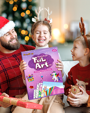 foil art girl gift princess toys