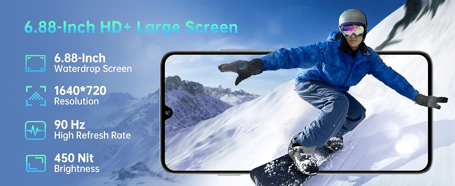 6.88 Inch Larae Screen