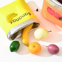 Multicolor Lightweight Washable Bags Kitchen Reusable Grocery Bags with Zipper Storage - Image 4