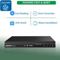 Blu Ray DVD Player, WISCENT Full HD 1080p Home Theater Disc System, Region A/1 Blu-Rays,HD Blu-Ray DVD Player for TV with Coaxial Audio/HDMI/AV/Output, USB Input, Built-in PAL NTSC - Image 7