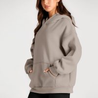 Trendy Queen Womens Oversized Hoodies Fleece Sweatshirts Fall Fashion 2025 Pullover Sweaters Winter Clothes - Image 3