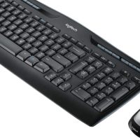 Logitech MK335 Quiet Wireless Keyboard and Mouse Combo - Black/Silver Keyboard and Mouse Combo Wireless, Ambidextrous - Image 2