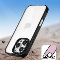 CASETiFY Compact iPhone 15 Case [4 ft. 2X Military Grade Drop Protection/Slim/Lightweight] - Bright Spring Flowers - Clear Black - Image 5