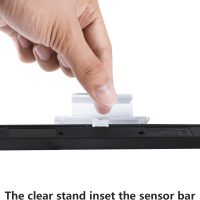 Aokin Sensor Bar for Wii, Replacement Wired Infrared Ray Sensor Bar for Nintendo Wii and Wii U Console, includes Clear Stand - Image 3