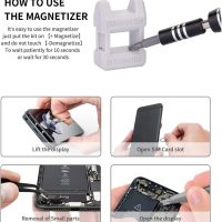 SHOWPIN 122 in 1 Precision Computer Screwdriver Kit, Laptop Screwdriver Sets with 101 Magnetic Drill Bits, Computer Accessories, Electronics Tool Kit Compatible for Tablet, PC, iPhone, PS4 Repair - Image 4