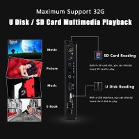 10 inch Portable TV ATSC Digital Television 16:9 TFT LED 1080P HDMI Video Player with USB/TF Card Slot Built in Rechargeable Battery for Home Car Outdoor Travel (01) - Image 3
