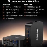 ACEMAGICIAN Kron Mini K1 Mini PC, Ryzen 7 7730U (Upgraded 5825U/7430U) up to 4.5Ghz, 16GB RAM 512GB SSD Micro Computer Support 4K, Desktop PC with WiFi6/BT5.2/Pre Win11Pro, Home Office Casual Gaming - Image 7