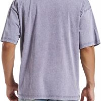 3 Pcs Men's Oversized Heavy Cotton Summer T-Shirts Vintage Tee Loose Fit Short Sleeve Casual Tshirts for Men Women - Image 4