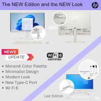 HP All-in-One Desktop Computer 2025 Premium, 21.5" FHD Display, Dual-Core Intel Processor, 32GB RAM, 1TB Storage (500GB SSD + 500GB Ext), Webcam, Win 11 Pro, Lifetime Office 2024 +HubxcelAccessory - Image 2