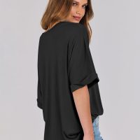 ANRABESS Womens Tops Oversized T Shirts Short Sleeve Crewneck Summer Casual Loose Basic Tee Shirt 2025 Trendy Fashion Clothes - Image 3