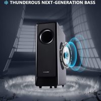 5.1 CH Surround Sound Bar with Dolby Audio, Sound Bars for TV, Wireless Subwoofer & Rear Speaker, Dolby Digital Plus, Bluetooth 5.3, Surround Sound System for Home Theater, 4K & HD TVs| HDMI & Optical - Image 3
