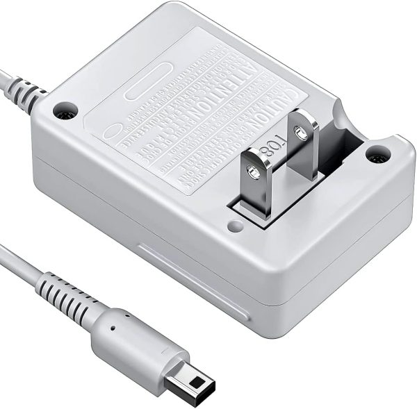 3DS Charger, VOYEE 3DS Charger Compatible with Nintendo 3DS/ DSi/DSi XL/ 2DS/ 2DS XL/New 3DS 100-240V Wall Plug Adapter