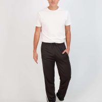 Real Essentials 3 Pack: Men's Mesh Athletic Gym Workout Lounge Open Bottom Sweatpants with Pockets (Available in Big & Tall) - Image 5