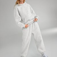 AUTOMET Womens 2 Piece Outfits Lounge Hoodie Sweatsuit Sets Oversized Sweatshirt Baggy Fall Fashion Sweatpants with Pockets - Image 5