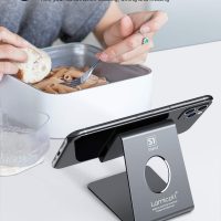 Lamicall Cell Phone Stand, Phone Dock : Cradle, Holder, Stand, Compatible with Phone 12 Mini 11 Pro Xs Xs Max Xr X 8 7 6 6s Plus 5 5s 5c All Android Smartphone Charging, Accessories Desk - Gray - Image 2