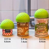 Versatile Silicone Mini Colander - Drain, Strain, and Serve, Green - Image 6