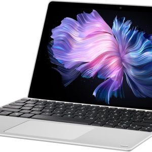 VGKE 2-in-1 Touch-Screen Laptop, 12.3" 3K IPS Tablet PC with Magnetic Keyboard, Celeron J4125, Up to 2.7Ghz, 8GB RAM, 256GB SSD, USB Type-C, Webcam, Silver