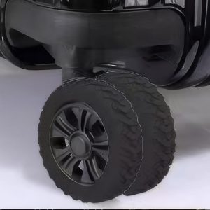 Luggage Wheel Protection Cover Wheel Repair Cover Trolley case Caster Silent Protection Cover Black