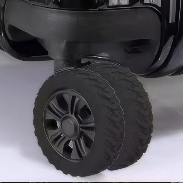 Luggage Wheel Protection Cover Wheel Repair Cover Trolley case Caster Silent Protection Cover Black