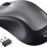 Logitech MK335 Quiet Wireless Keyboard and Mouse Combo - Black/Silver Keyboard and Mouse Combo Wireless, Ambidextrous - Image 3