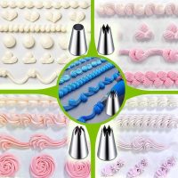 Stainless steel Piping Tips 6Pcs Set,Pastry Cake Decorating Tips - Image 4
