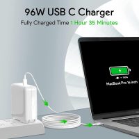 Mac Book Pro Charger - 96W USB C Charger Fast Charger for USB C Port MacBook pro & MacBook Air, ipad Pro, Samsung Galaxy and All Type C Device, 6.6 ft USBC Cable Included - Image 2
