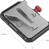 SmallRig Mini V Mount Battery Plate, V-Lock Mount Battery Plate with Belt Clip for Camera Power Supply - 2990 - Image 9