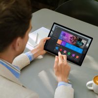 VGKE 2-in-1 Touch-Screen Laptop, 12.3" 3K IPS Tablet PC with Magnetic Keyboard, Celeron J4125, Up to 2.7Ghz, 8GB RAM, 256GB SSD, USB Type-C, Webcam, Silver - Image 4