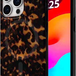 kate spade new york iPhone 15 Pro Case, Compatible with MagSafe - Tortoiseshell