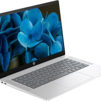HP 2025 Lightweight Chromebook, 14'' HD IPS Display, Intel N Processor Up to 3.69GHz, 4GB LPDDR5 Ram, 128GB SSD, Super-Fast 6th Gen WiFi, Chrome OS, Dale Silver, Renewed - Image 2
